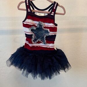 Ooh! La, La! Couture Patriotic Star Tutu Dress